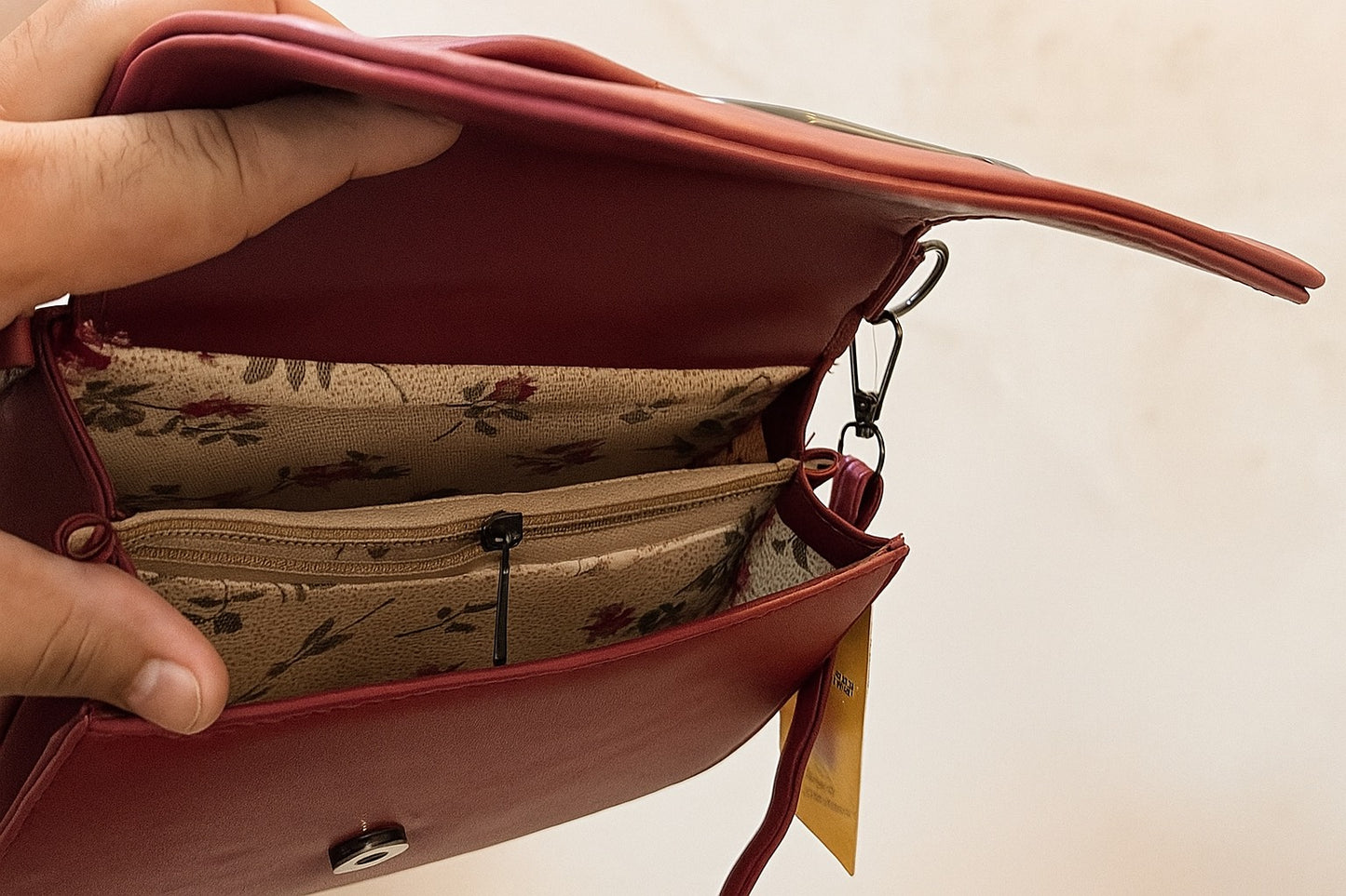 Chic Red Sling Bag