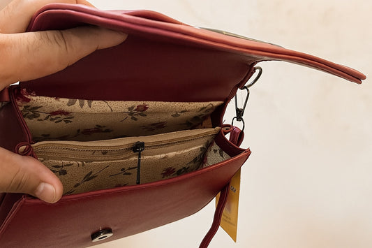 Chic Red Sling Bag