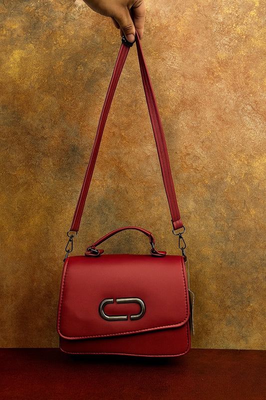 Chic Red Sling Bag